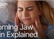 woman with jaw pain