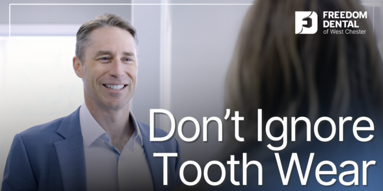 Don’t Ignore Tooth Wear Doctor smiling at patient