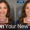 a side. by side before and after of a woman smiling after her new teeth
